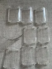 Lego Cylinder Quarter 4 x 4 x 6. Clear. Lot Of 9.