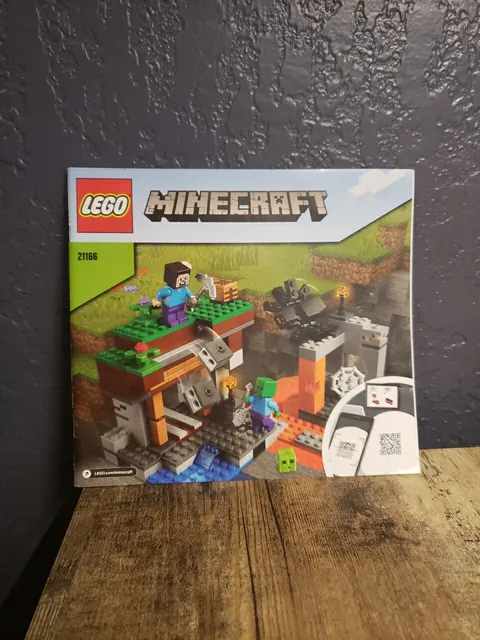 LEGO 21166 Minecraft The Abandoned Mine Instruction Guide MANUAL ONLY