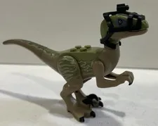 LEGO Jurassic World Velociraptor Minifigure 75917 Delta. Used condition.