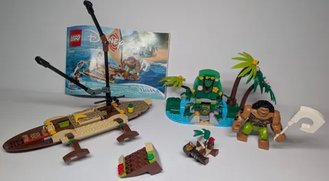 * 90% complete, instructions Included* LEGO Disney Moana Ocean Voyage 41150
