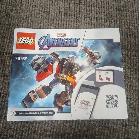 LEGO 76169 Marvel Avengers Super Heroes Thor Mech Armor Retired Manual Only