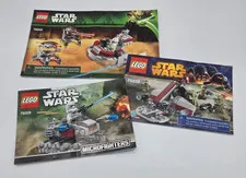 Lego Instruction Manual Lots 75000 75035 75028 Star Wars