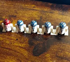 LEGO Star Wars R2-D2 Astromech Droid Minifigure Lot 5 Pieces R2-Q5