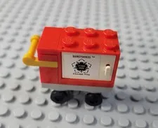 LEGO Assembled Red Beartie Bott's Beans Snack Cart