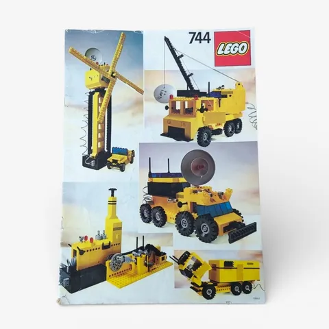 Lego 744 Technic Universal Set Replacement Instruction Manual Only Vintage 1980