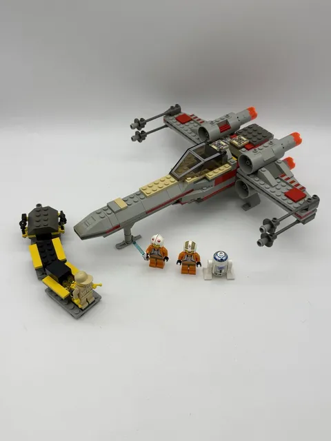 LEGO Star Wars X-Wing Fighter #7140 Complete 271 Parts No Manual No Box