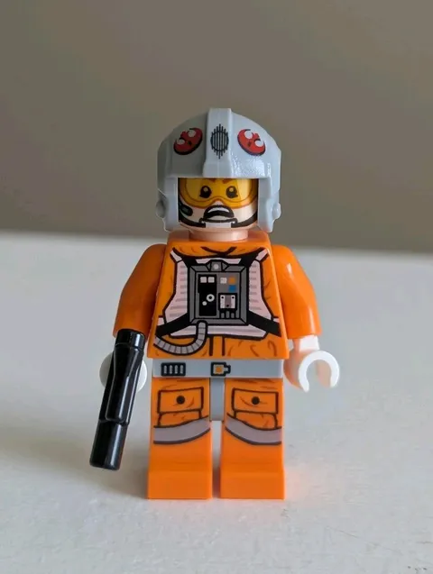 Lego Star Wars - Snowspeeder Pilot Minifigure from Set 75074 Complete 