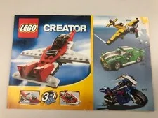Lego Creator 6741 Mini Jet Instruction Manual Good Condition