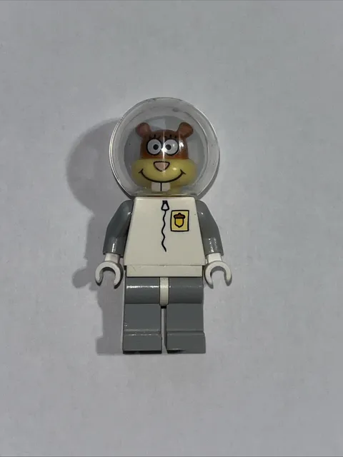 Lego SpongeBob Sandy Cheeks - Light Bluish Gray Legs Minifigure