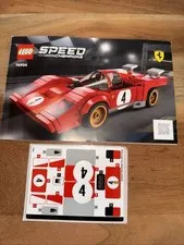 LEGO Speed Champions 1970 Ferrari 512 M 76906, 291 Pieces, Complete Set