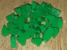 H Lego Lot 40 Green Slope 2 x 1 3040 79003 4894 7144 7623 10354 70922 31053