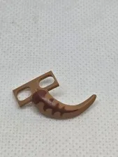 LEGO 79973pb01 Medium Nougat Costume Tail Dinosaur Reddish Brown Stripes