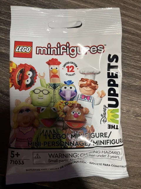 LEGO Muppets Minifigures Series #71033 Random 1 Foil Package, Sealed Retired