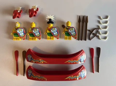 Lego Vintage Islander Minifigures King Kakuha & Accessories (READ DESCRIPTION)