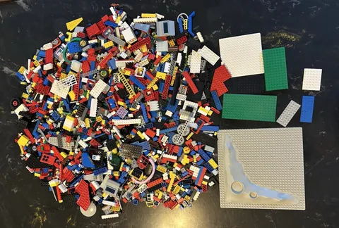 LEGO 6 Pound Bulk Mixed Lot Basic and Specialty Building Pieces Plates Mix #2