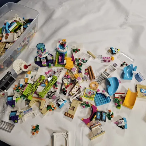 LEGO Friends Bulk Lot 3 lbs Parts Pieces Accessories w Builds Colorful