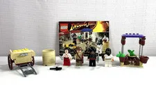 Lego Indiana Jones 7195 Ambush in Cairo Complete Set with 4 Minifigs