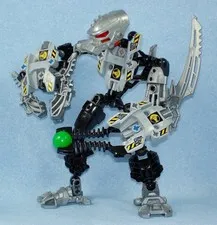 Lego 7157 THUNDER - Hero Factory Villain Warrior -Complete Bionicle with Weapons
