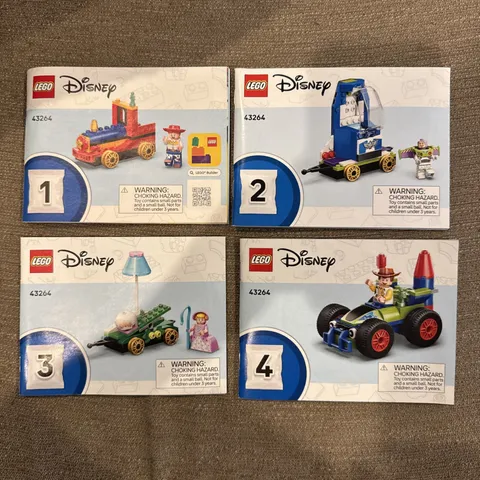 43264 LEGO INSTRUCTION BOOKS ONLY Disney Toy Story Celebration Train RC Car