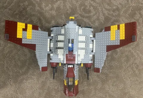 LEGO Star Wars: Republic Attack Shuttle (8019) build ship only clone as shown
