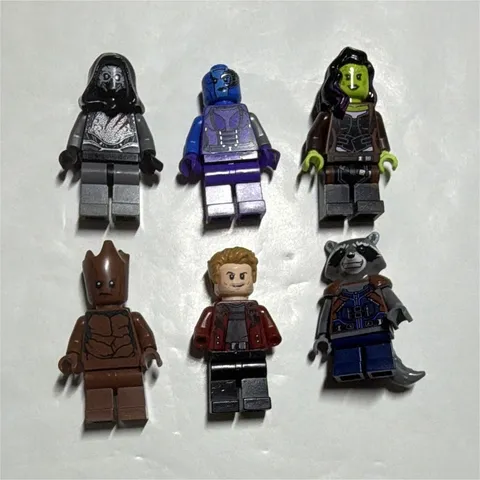 LEGO Marvel Guardians of the Galaxy Minifigure Lot of 6