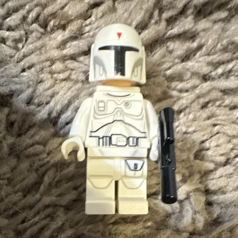 LEGO White Clone Trooper Minifigure w/ Black Blaster Accessory Plastic Figure