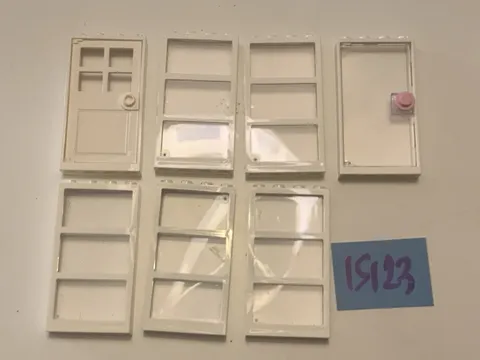 Lego White Windows Parts Lot
