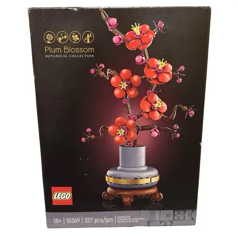 LEGO Botanicals Plum Blossom 10369 Building Toy Set New Sealed In Box Home Decor