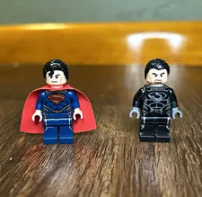 LEGO Superman Minifigures Lot of 2 Superman and General Zod