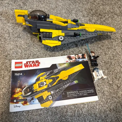 LEGO 75214 Star Wars Anakin's Jedi Starfighter w/  Manual  99% Complete NO BOX