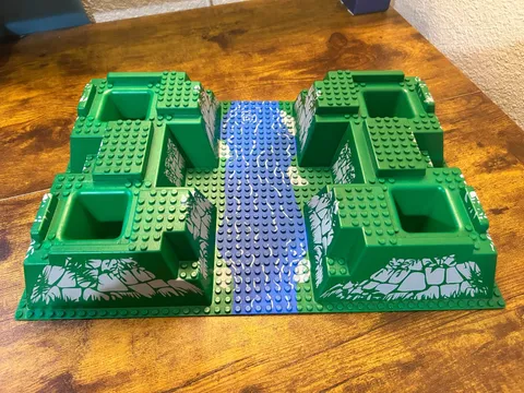 Vtg 1999 Lego Adventurers Raised Baseplate 30271 from Amazon Ancient Ruins 5986