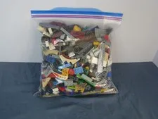 Lego Lot 1 Gallon Bag of Mixed Legos 2.53 lbs