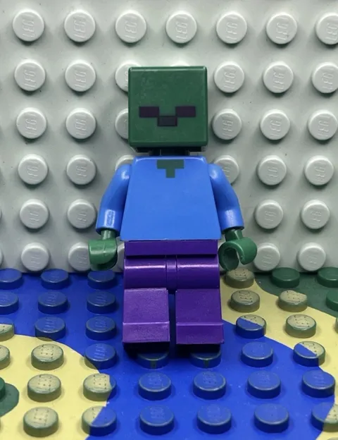 LEGO Minecraft 21113 Zombie - Dark Purple Legs Minifigure MIN010