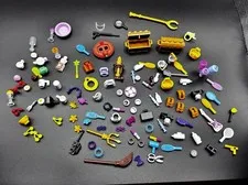 Lego Minifigure And friends Accessories Lot Beauty Swim Food Treasure