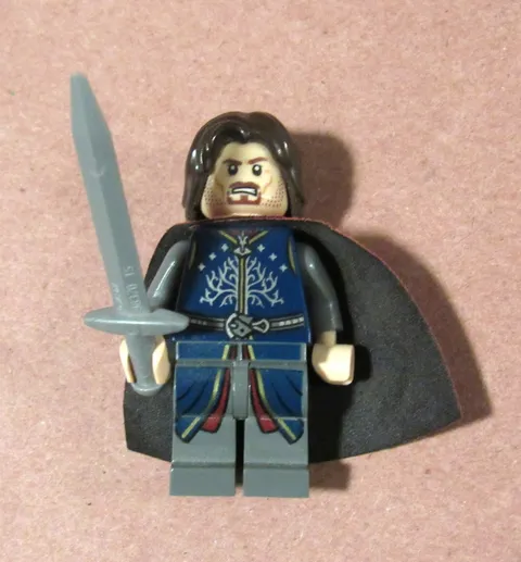Original Lego Lord Of The Rings Aragorn Minifigure - 79007 - Black Gate