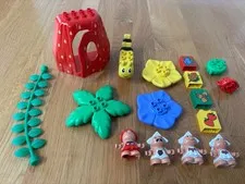 1999-2000 Lego Duplo lot- Little Forest Friends figures, Bee, Strawberry Cave +