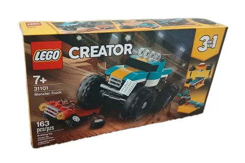 LEGO Creator 3 in 1 Set #31101 163 pcs Monster Truck Building Toy