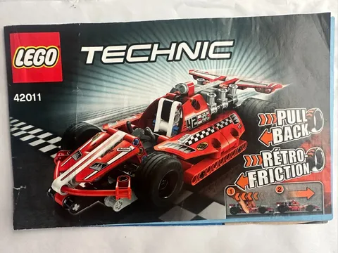LEGO Technic 42011 Race Car - Building Instructions Manual ONLY