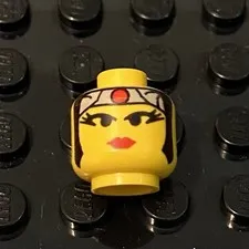 LEGO Classic Ninja Princess Yellow Minifig Female Head