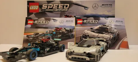 Lego Speed Champions 76909 Mercedes-AMG F1 W12 E & Project One Complete Manuals