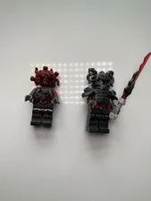 LEGO Ninjago minifigures of General Machia and Rivett Vermillion Hands of Time