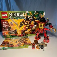LEGO NINJAGO: Samurai Mech (9448) 100% Complete, Box & Booklet(Read Description)