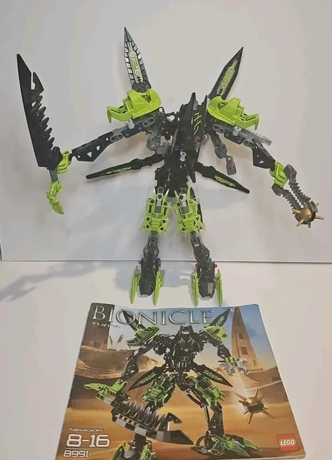 LEGO BIONICLE: Tuma (8991) 100% Complete With Instructions Booklet