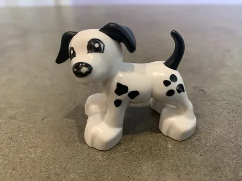 Lego Duplo Dog Family Dalmation Fire Puppy Pet Animal White Black