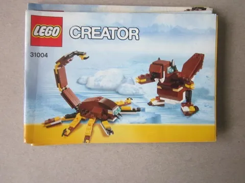 Lego Building Instructions Instruction Creator 31004 Scorpion Ground Squirrel
