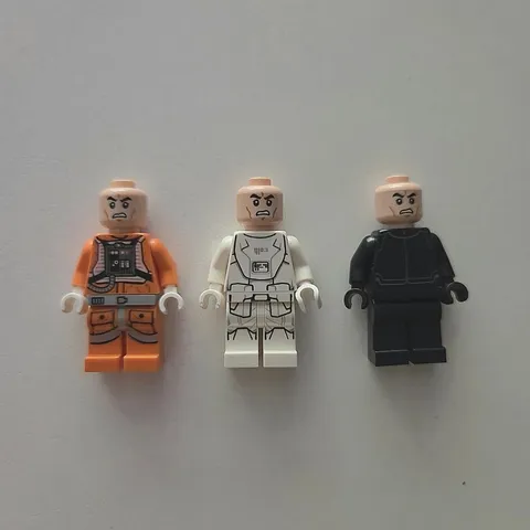 LEGO Star Wars Minifigure Lot First Order Snowtrooper Snowspeeder Pilot 