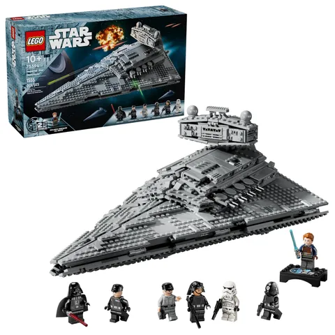 LEGO Star Wars Imperial Star Destroyer Building Toy - Build & Display Set for...