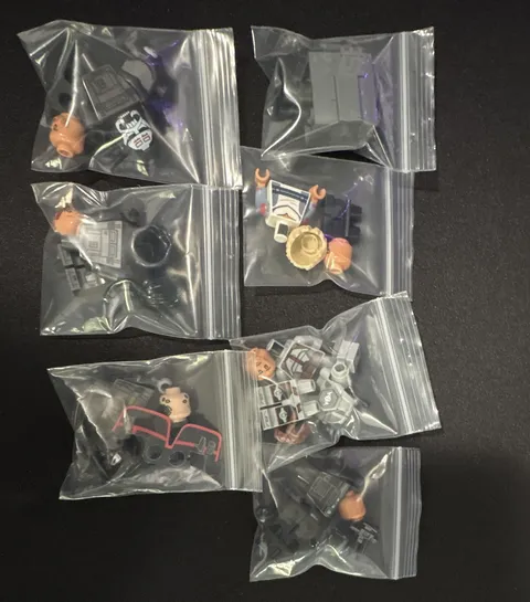 LEGO Star Wars The Bad Batch 7 Minifigure Lot Complete Team + Omega