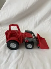 Lego Duplo Big Tractor Farm Trailer Construction Vehicle Red