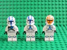Lot Lego Star Wars Clone Trooper 501st Legion Minifigures + Jet Heavy TR46